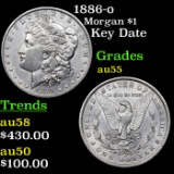 1886-o Morgan Dollar $1 Grades Choice AU