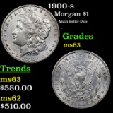 1900-s Morgan Dollar $1 Grades Select Unc