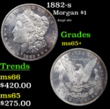 1882-s Morgan Dollar $1 Grades GEM+ Unc