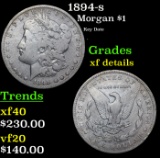 1894-s Morgan Dollar $1 Grades xf details