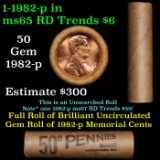 Shotgun Lincoln 1c roll, 1982-p 50 pcs Brandt Wrapper