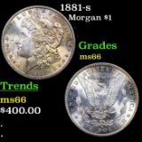 1881-s Morgan Dollar $1 Grades GEM+ Unc