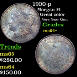 1900-p Morgan Dollar $1 Grades Choice+ Unc