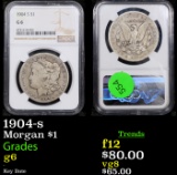 NGC 1904-s Morgan Dollar $1 Graded g6 By NGC