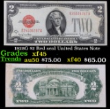 1928G $2 Red seal United States Note Grades xf+