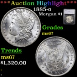 ***Auction Highlight*** 1885-o Morgan Dollar 1 Graded ms67 By SEGS (fc)