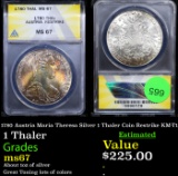 ANACS 1780 Austria Maria Theresa Silver 1 Thaler Coin Restrike KM-T1 Graded ms67 By ANACS