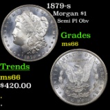 1879-s Morgan Dollar $1 Grades GEM+ Unc