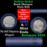 Buffalo Nickel Shotgun Roll in Bell Telephone Wrapper 1924 & d Mint Ends