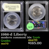 Proof 1986-d Liberty Modern Commem Half Dollar 50c Graded MS 70 BY USCG