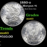 1880-o Morgan Dollar $1 Grades Select Unc