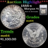 ***Auction Highlight*** 1888-s Morgan Dollar 1 Graded ms64 By SEGS (fc)