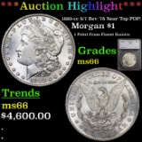 ***Auction Highlight*** 1880-cc 8/7 Rev '78 Morgan Dollar Near Top POP! 1 Graded ms66 By SEGS (fc)