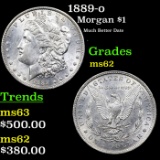 1889-o Morgan Dollar $1 Grades Select Unc