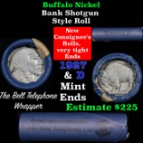 Buffalo Nickel Shotgun Roll in Bell Telephone Wrapper 1927 & d Mint Ends