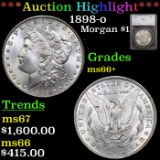 ***Auction Highlight*** 1898-o Morgan Dollar 1 Graded ms66+ By SEGS (fc)