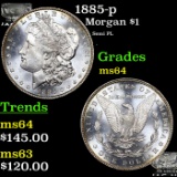 1885-p Morgan Dollar $1 Grades Choice Unc
