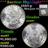 ***Auction Highlight*** 1883-p Morgan Dollar 1 Graded ms66+ By SEGS (fc)