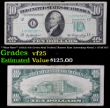 **Star Note** 1950A $10 Green Seal Federal Reseve Note Intresting Serial # 07007877 Grades vf+