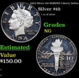 2003 Silver $10 NORFED Liberty Dollar Grades NG