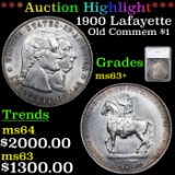 ***Auction Highlight*** 1900 Lafayette Lafayette Dollar 1 Graded ms63+ By SEGS (fc)