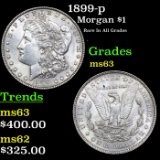 1899-p Morgan Dollar $1 Grades Select Unc