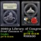 Proof 2000-p Library of Congress Modern Commem Dollar $1 Graded GEM++ Proof Deep Cameo By USCG