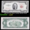 1953 $2 Red Seal United States Note Grades Gem CU