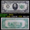 1928B $20 Green Seal Federal Reserve Note Redeemable In Gold Grades vf+