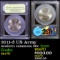 . 2011-d US Army Modern Commem Half Dollar 50c Graded ms70, Perfection By USCG