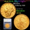 ***Auction Highlight*** 1872-s Gold Liberty Double Eagle 20 Graded AU58 by SEGS (fc)