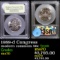 . 1989-d Congress Modern Commem Half Dollar 50c Graded ms70, Perfection By USCG