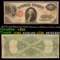 1917 $1 Large Size Legal Tender, Signatures of Burke & Teehee, FR36 Grades vf+