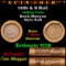 ***Auction Highlight*** Mixed small cents 1c orig shotgun roll, 1909 & S Indian Cent on other end, M