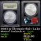 2002-p Olympic Salt Lake Modern Commem Dollar $1 Graded ms70, Perfection By USCG
