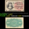 1870's US Fractional Currency 10¢ Fourth Issue Fr-1257 40MM Seal Watermarked Grades Select CU