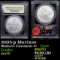 . 2005-p Marines Modern Commem Dollar $1 Graded ms70, Perfection By USCG
