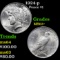 1924-p Peace Dollar $1 Grades Select+ Unc