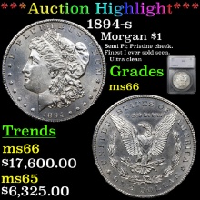 1894-s Morgan Dollar 1 Graded ms66 By SEGS (fc)