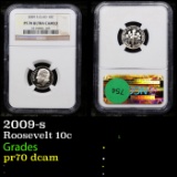 Proof NGC 2009-s Roosevelt Dime 10c Graded pr70 dcam By NGC