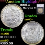 ***Auction Highlight*** 1888-o Morgan Dollar $1 Graded ms65+ by SEGS (fc)