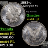1883-o Morgan Dollar 1 Grades Choice Unc+ PL