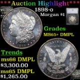 ***Auction Highlight*** 1898-o Morgan Dollar 1 Graded MS65+ DMPL by SEGS (fc)