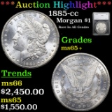 ***Auction Highlight*** 1885-cc Morgan Dollar 1 Graded MS65+ by SEGS (fc)