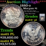 ***Auction Highlight*** 1880-o Morgan Dollar 1 Graded ms64+ pl By SEGS (fc)
