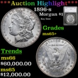 ***Auction Highlight*** 1896-s Morgan Dollar 1 Graded ms65+ By SEGS (fc)