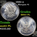 1881-o Morgan Dollar 1 Grades Select Unc PL