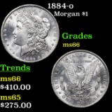 1884-o Morgan Dollar $1 Grades GEM+ Unc