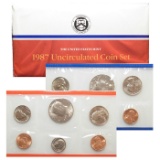 1987 United States Mint Set in Original Government Packaging 10 coins