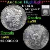***Auction Highlight*** 1896-s Morgan Dollar 1 Graded Au58 by SEGS (fc)